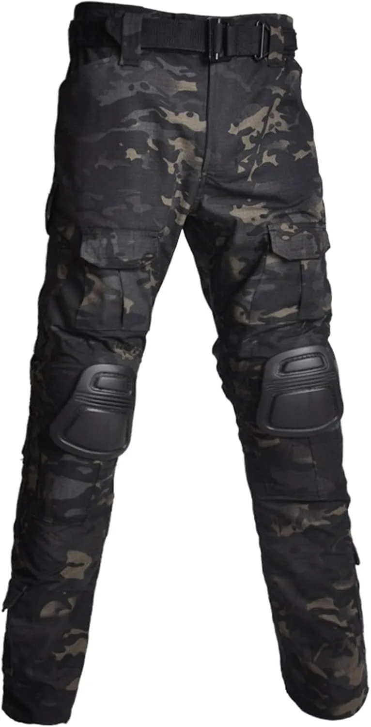 Tactical Pants for Men Military Work Pants Stretch Cargo Pants Outdoor Activity Hiking Pants with Multi Pockets