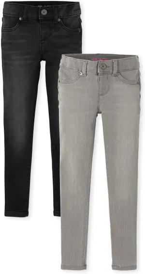 The Children's Place Girls' Stretch Pull On Denim Jeggings