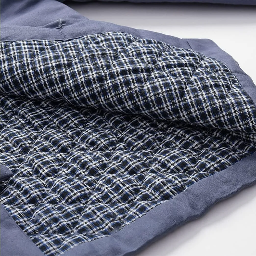 Winter Warm Tang Suit Men Cotton Padded Kung Fu Uniform Jacket Long Sleeved Coat Tops for Seniors