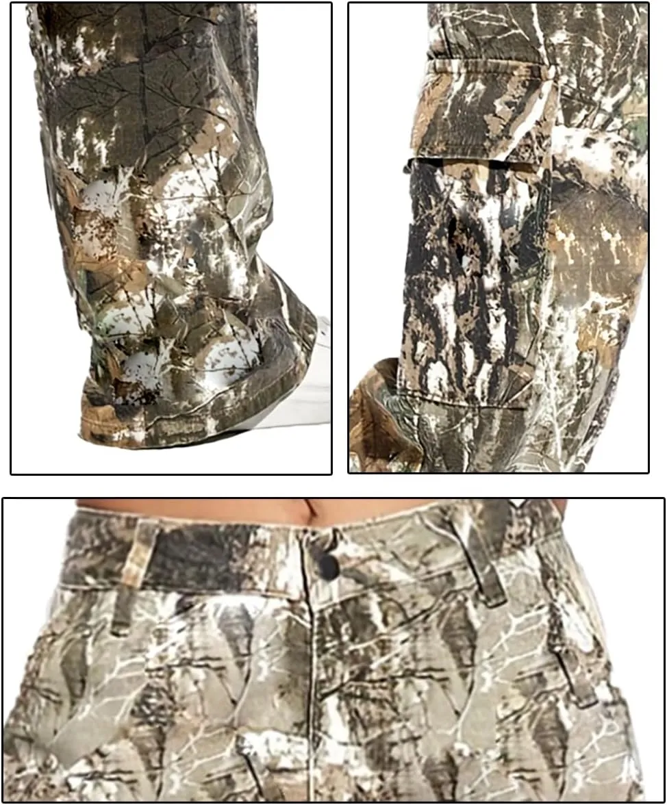 Women Camo Cargo Pants High Waist Baggy Wide Leg Camouflage Army Fatigue Joggers Trousers Slim Fit Pocket Sweatpants