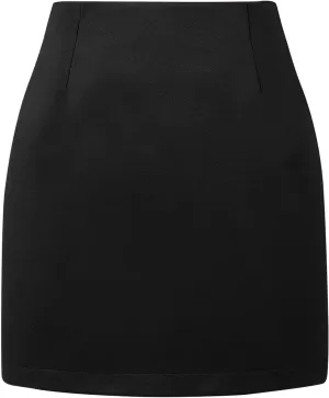 Women Elegant Lettuce Trim Solid High Waisted Pencil Midi Skirt Skirt Shirt for Women