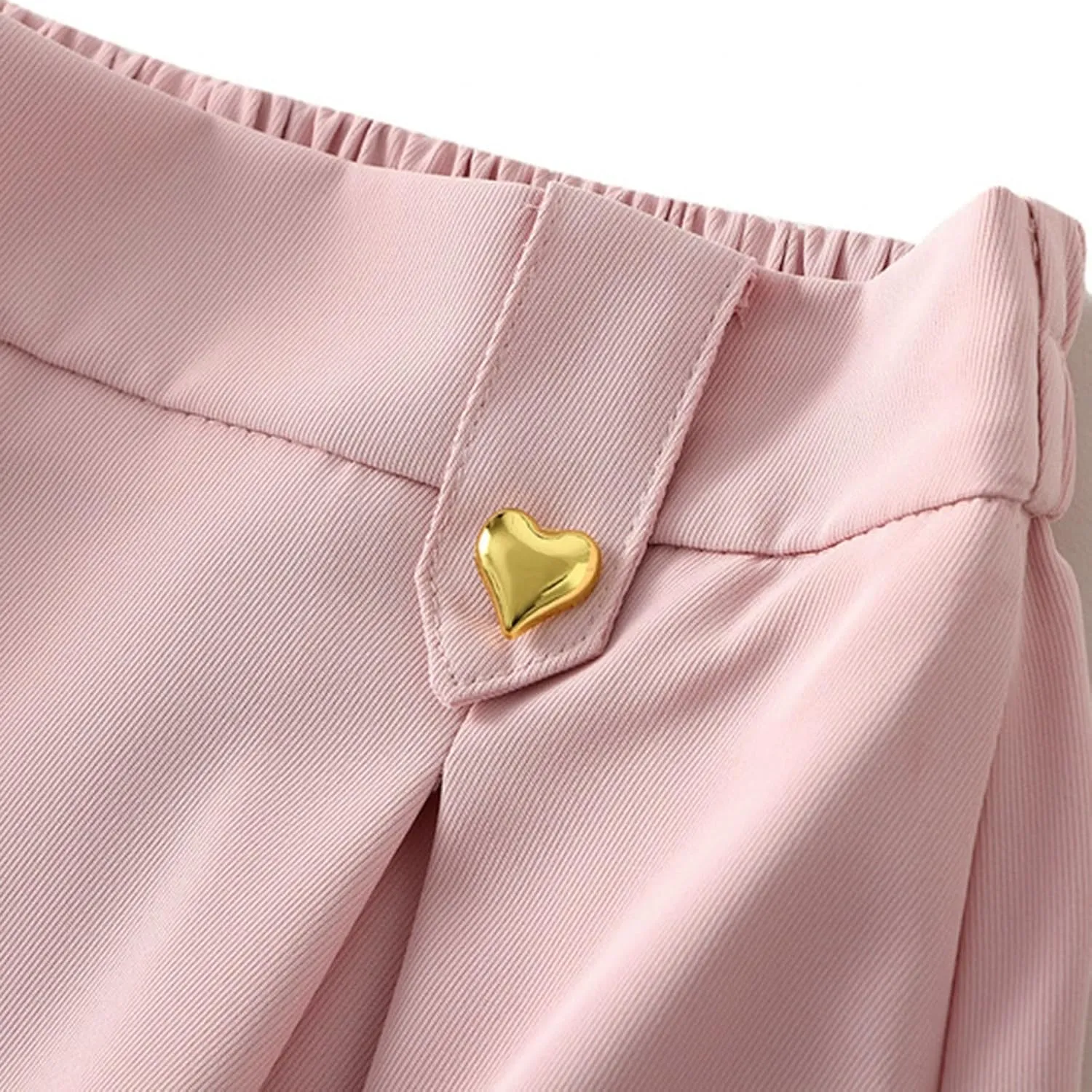 Women Fashion Casual Mid Length Suit Skirt A Line High Waisted Pleated Skirt Daily Long Leather Skirts for Women