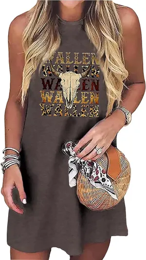 Women Nashville Music City Mini Dress Retro Western Country Music Rock Band Graphic Bodycon Mini Dress