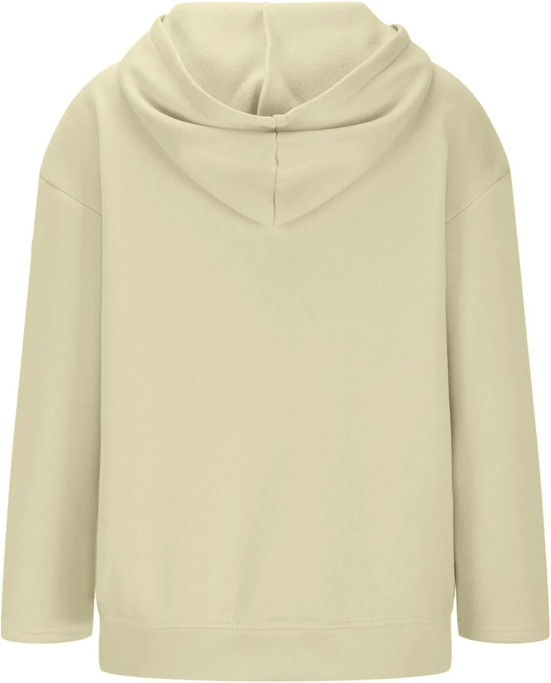 Women Pullover Oversized Sweatshirts Fleece Sweater Long Sleeve Hoodies With Pockets Casual Loose Fall Tops 2024