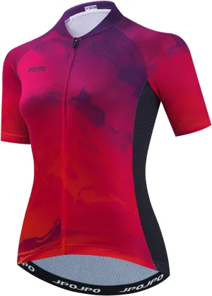 Women's Cycling Jersey Bike MTB Short Sleeve Bicycle T-Shirt Clothing Jacket Quick-Dry Tops S-3XL