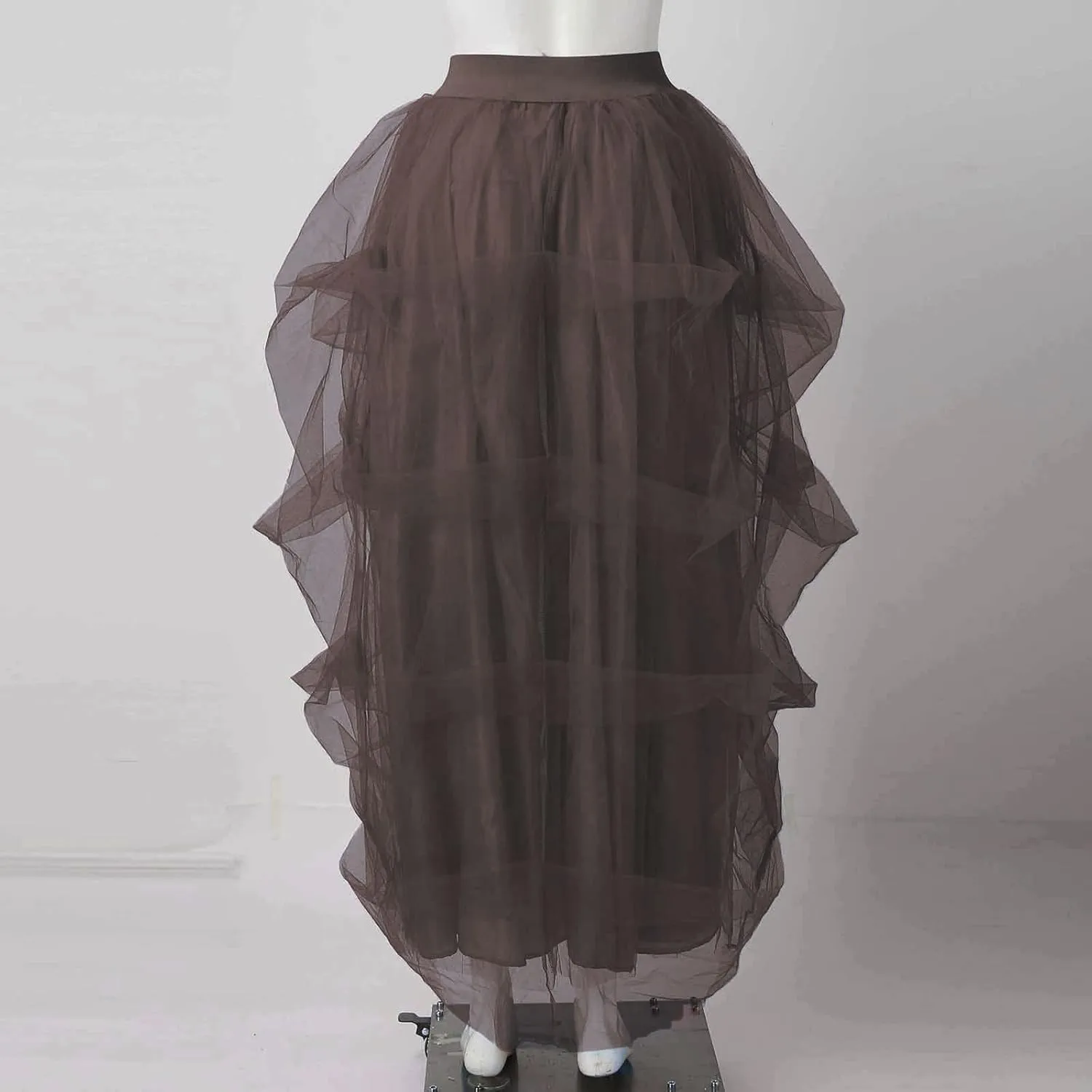 Women's Party High Waist Elastic Belt Casual Poncho Women's Skirt Bubble Skirt Jean Skirt Plus Size 20