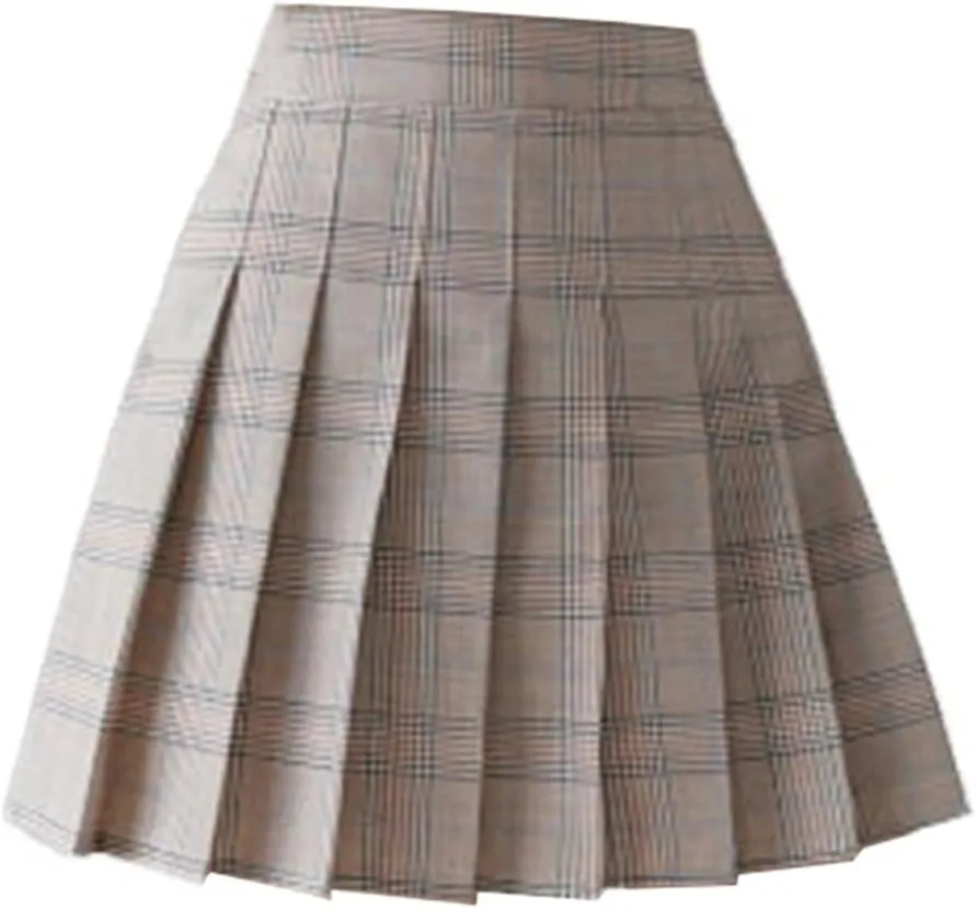 Women's Skirt Slim Pleated Aline Large Size Short Skirts