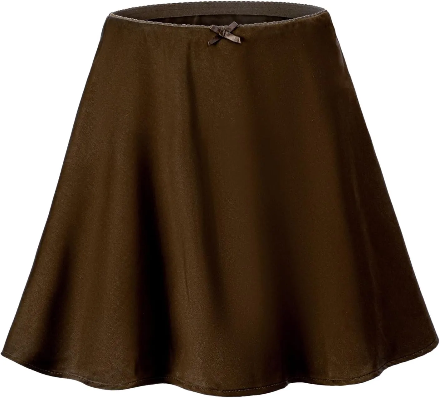 Womens Skirts Summer Dressy Casual High Waisted Ruffle A Line Silk Satin Skirts Full Skirt Long Dress