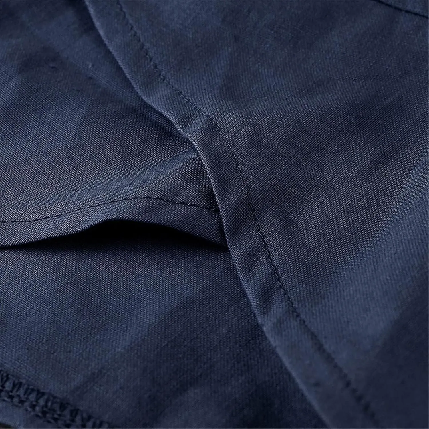 Women's Summer Cotton Linen Capri Pants Casual High Waist Cropped Trouser Tapered Leg Sweatpants Loose Workout Pants