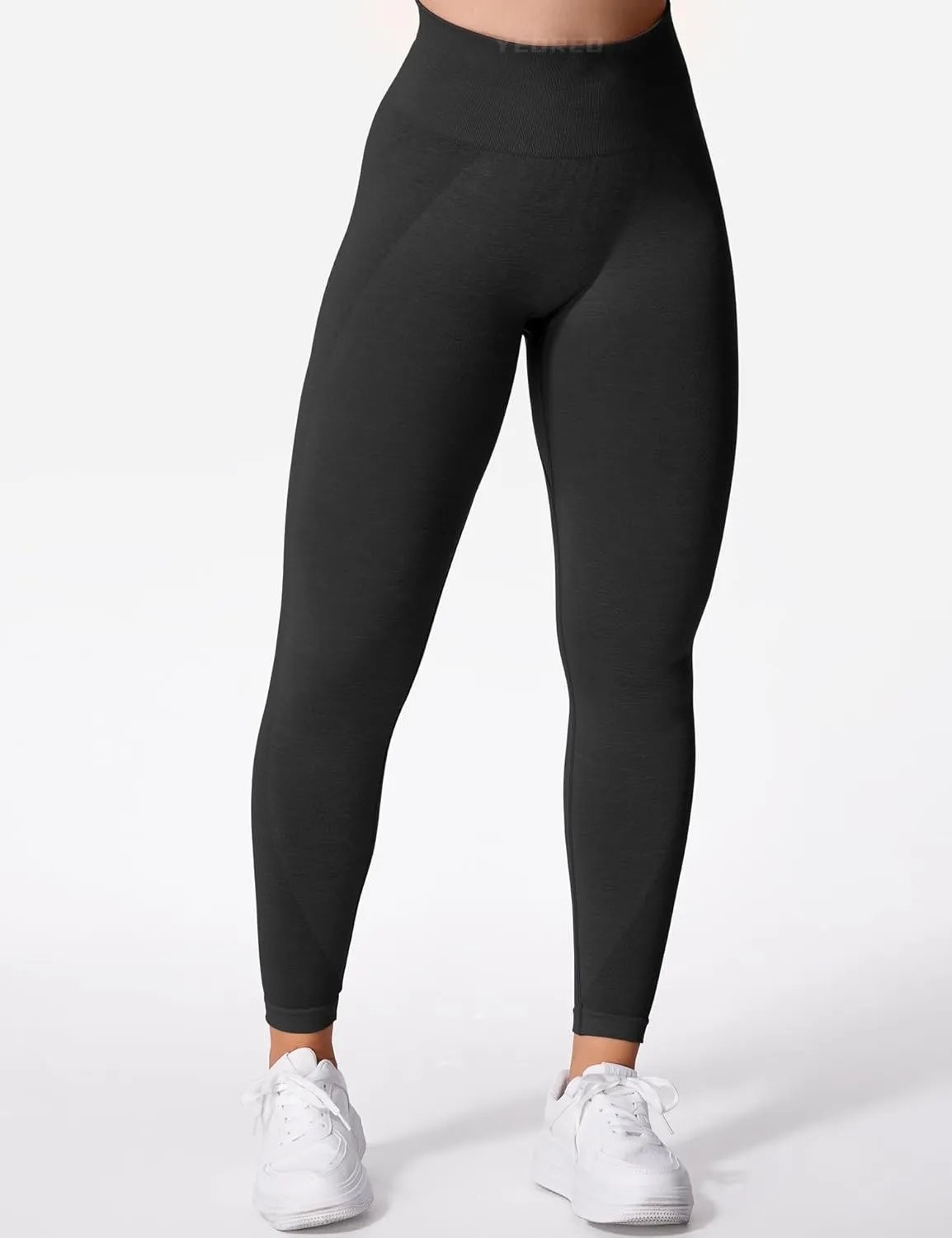 YEOREO Women Seamless Workout Leggings Contour Gym High Waist Yoga Pants
