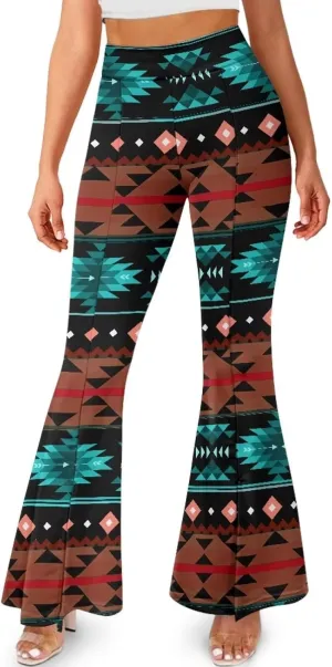 Yuuxorilu Flare Workout Leggings for Women Casual High Waist Tummy Control Yoga Pants